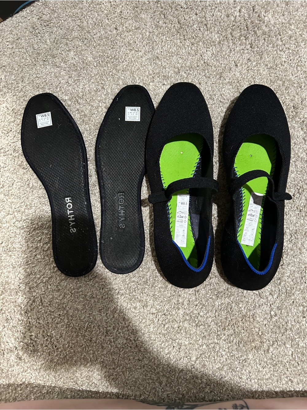 Rothy’s The Square Mary Jane Flats